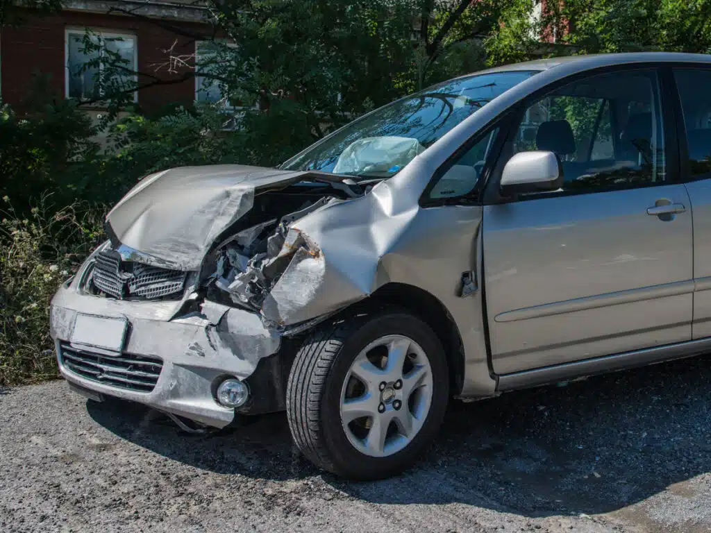 collision center near Walkersville, MD